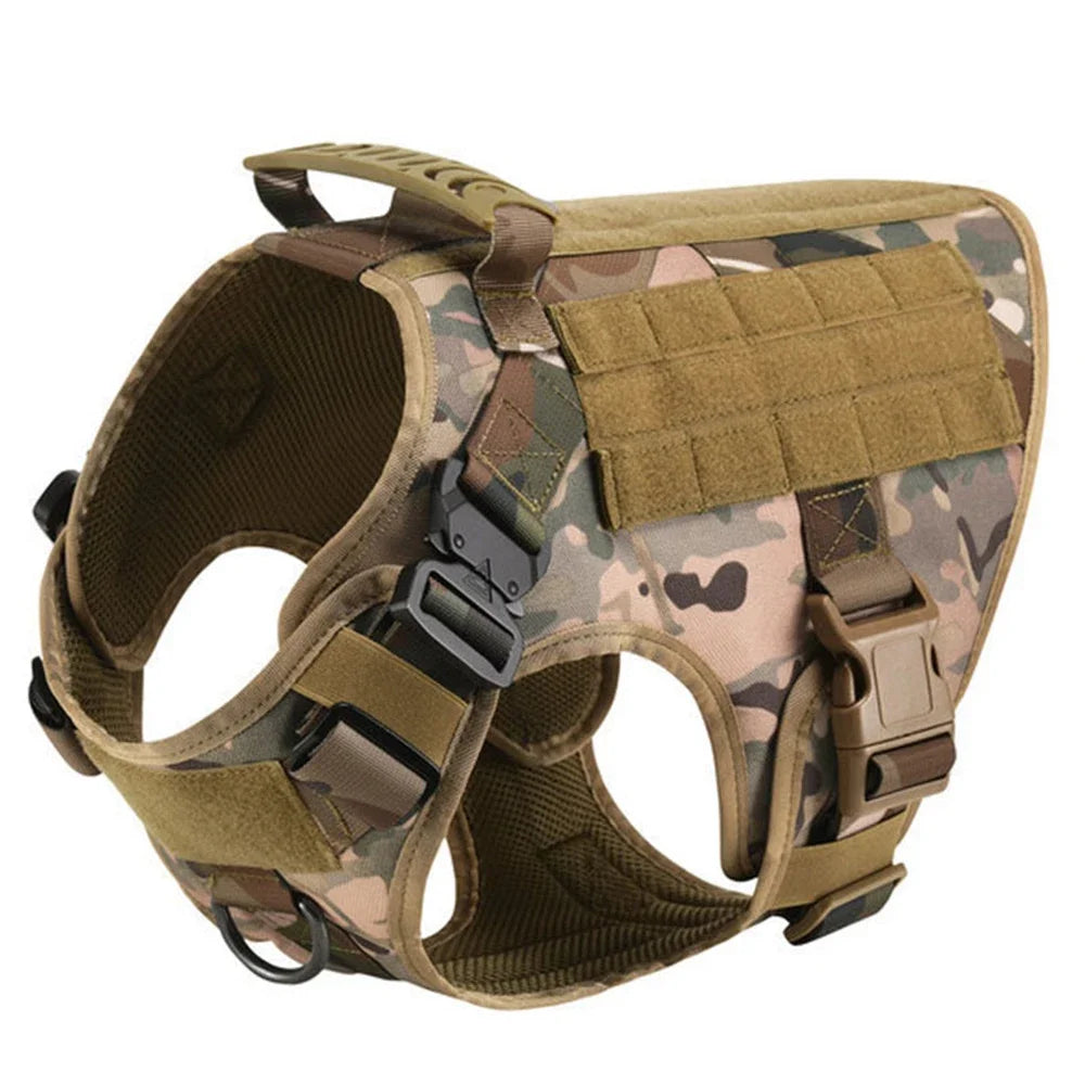 Military Large Dog Harness Pet German Shepherd