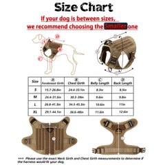 Large Dog Harness And Leash Set Pet