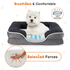 Jhk Orthopedic Dog Bed Memory Foam Pet