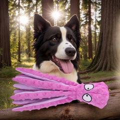 2Pcs Octopus Dog Toy No Stuffing Intelligent
