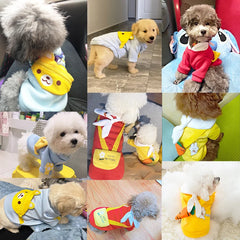 Winter Dog Cute Cartoon Warm Hoodie Sweatshirt