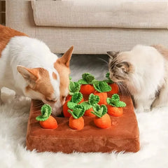 Carrot Snuffle Mat For Dogs Cats Puzzle