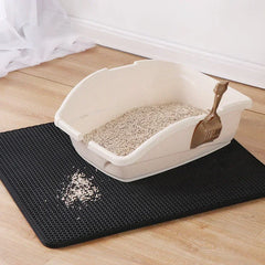 Cat Litter Mat Eva Double Layer Basin