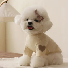 Love Winter Warm Pet Dog Base Shirt