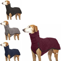 Greyhound Pitbull Winter Dog Coat High Collar
