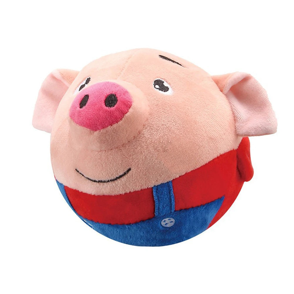 Plush Automatic Bouncing Toys Bite Resistant Funny