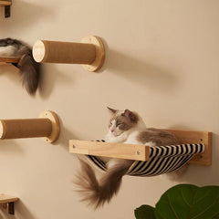 3Pcs Cat Hammock With Four Step Sisal