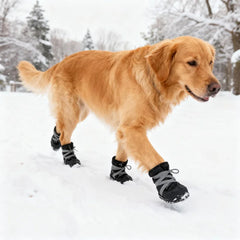 Pcs Dog Boots, Waterproof Warm. Paw Protectors
