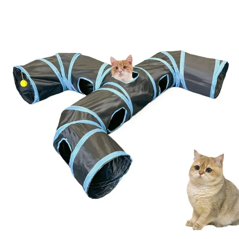 Cat Toy Tunnel Indoor Hide Interactive Play