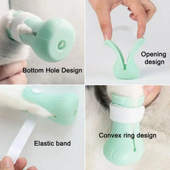Adjustable Silicone Anti-Scratch Cat Foot Shoes