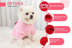 Autumn Winter Dog For Small Medium Girls,Fleece