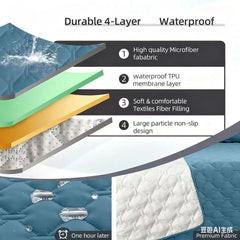 Waterproof Non-Slip Dog Bed Cover And Pet