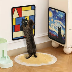 Durable Wall-Mounted Cat Scratching Post Mat Stitched