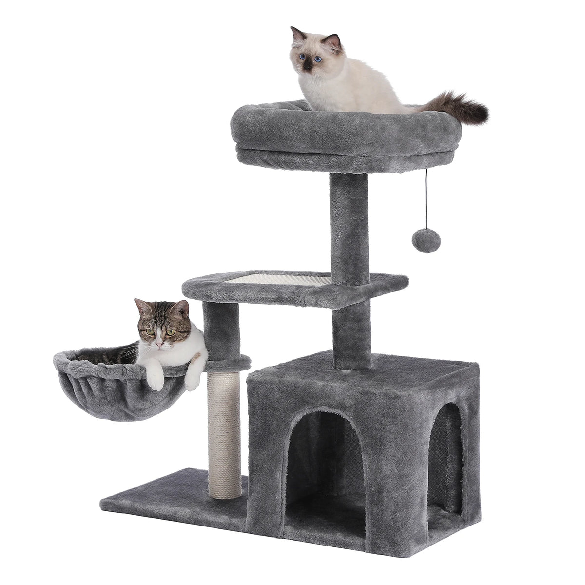 Cat Tree For Small Indoor Plush Tower