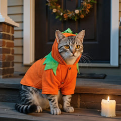 Halloween Cute Warm Pumpkin Dog Breathable Orange