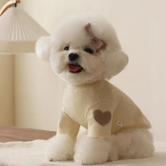 Love Winter Warm Pet Dog Base Shirt
