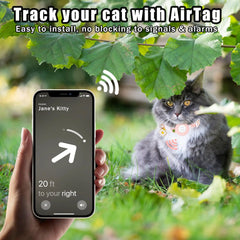 Airtag Cat Collar, Kitten Breakaway With Silicone