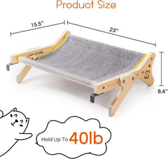 Mewoofun Cat Window Perch Hammock Seat