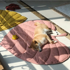 Dog Cooling Leaf Mat Summer Pad