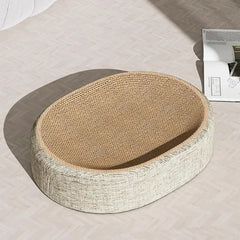 Oval Shape Scratch Pad For Cats Sisal