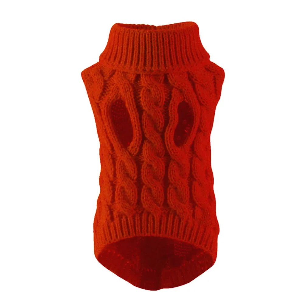 Comfortable Knitted Cat And Dog Sweater Soft