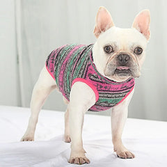 Fleece Dog Print For Warm Hoodies Suit