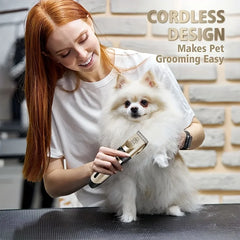 Low-Noise Professional USB Rechargeable Pet Grooming Tool