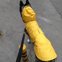 Dog Raincoat Jacket Reflective Waterproof Rain Poncho