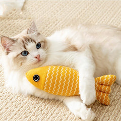 Cat Toys Fish Interactive Chew Simulation Pillow