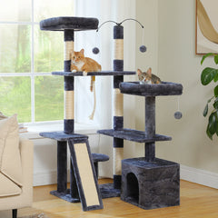 Multi-Level Cat Tree Tower With Sisal Scratching