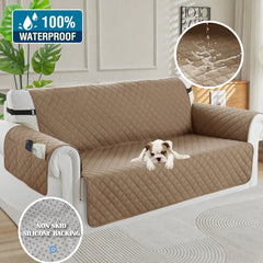 100% Waterproof Couch Covers Sofa Non-Slip Slipcover