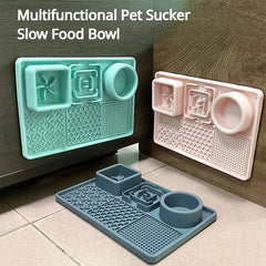 Dog Licking Pad Slow Feeding Bowl Food