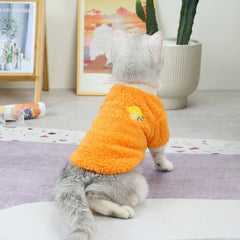 Cute Fruit Print Dog Hoodies Warm Small