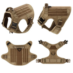 Military Large Dog Harness Pet German Shepherd