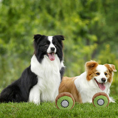 Puppy Dog Plush Squeaky Toys Bite-Resistant Bone