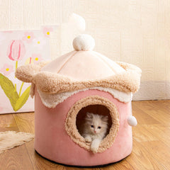 Pet Tent Cave Bed For Cats Small
