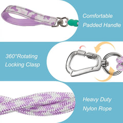 Dog Leash And Collar Set With Airtag