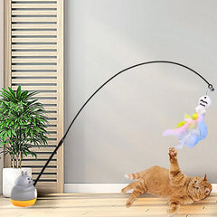 Chinchilla Cat Funny Stick Steel Wire Long