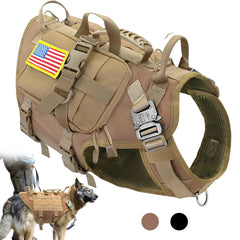 Tactical Dog Harness Military No Pull Pet