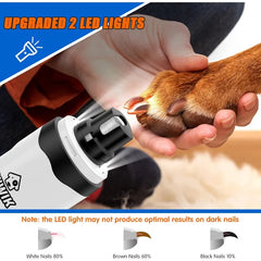 Electric 2Speed Dog Nail Grinder With Dual