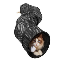 Cawayi Kennel Pet Cat Tunnel S-Shape Collapsible