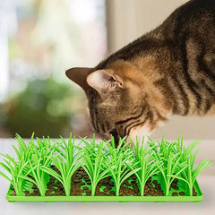 Pets Slow Feeder Silicone Grass Food Mat