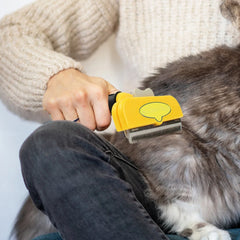 Deshedding Brush Removes Loose Hair And Tangles