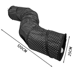 Cawayi Kennel Pet Cat Tunnel S-Shape Collapsible