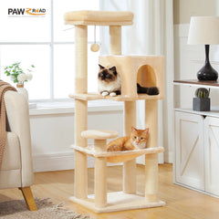 Multi-Level Cat Tree With Sisal Scratching Posts
