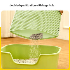 60X90Cm 40X50Cm Waterproof Cat Litter Mat Double