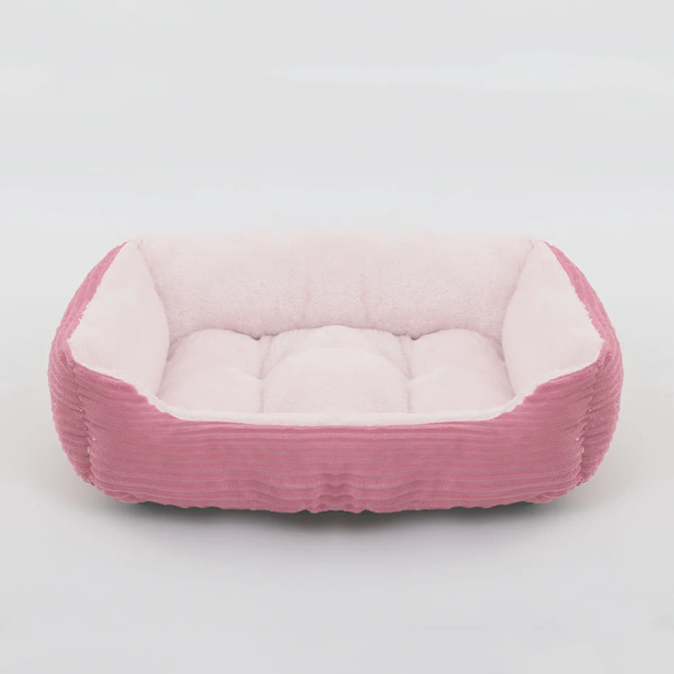 Bed For Dog Cat Pet Square Plush