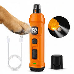 Dog Nail Grinder With LED Light New