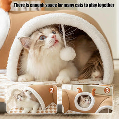 Cat Bed Tunnel Play Warm Shelter Tent
