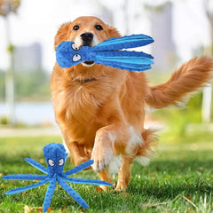2Pcs Octopus Dog Toy No Stuffing Intelligent